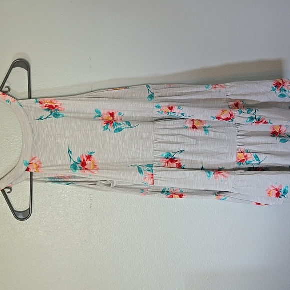 Torrid Gray Floral Halter Neck Mini Dress Size 1 - Picture 2 of 7